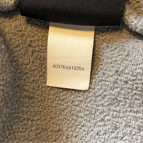 Fila Front Zip Textured Fleece Black and Gray Jacket Size XL - Picture 5 of 12